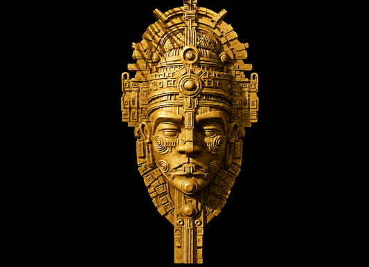 Aztec Mask – Mesoamerican Inspired Wall Decor