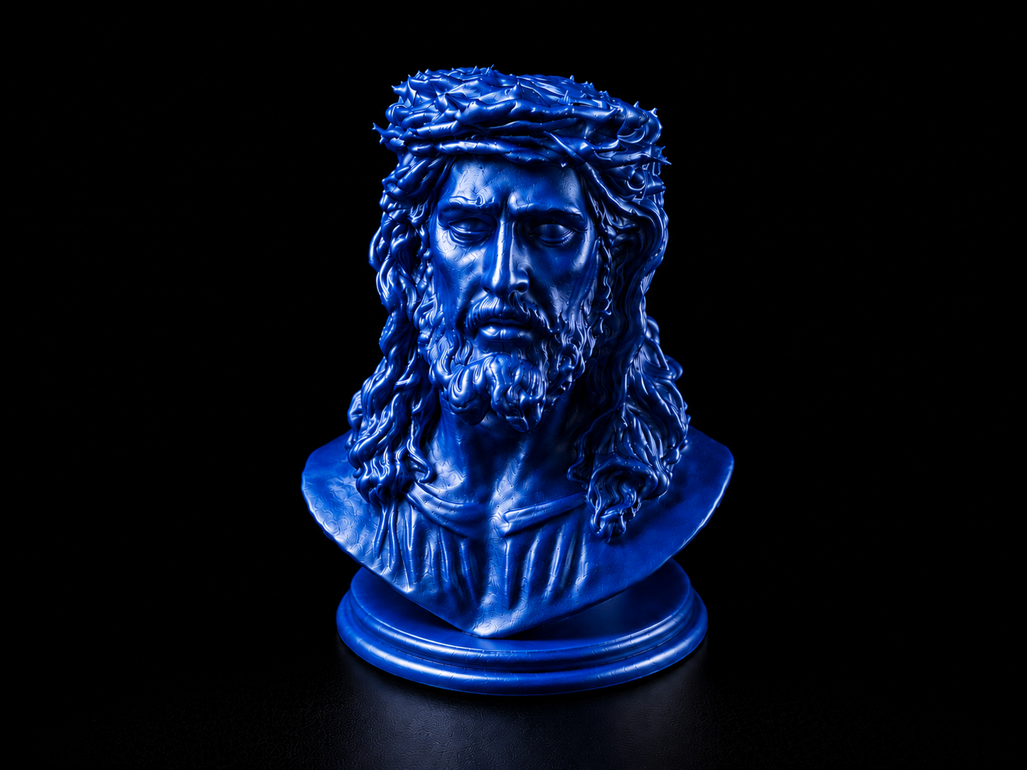 Bust of Jesus Christ with Crown of Thorns
