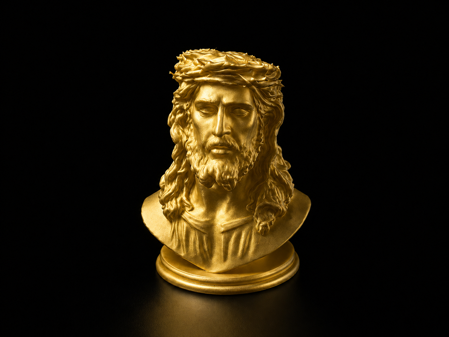 Bust of Jesus Christ with Crown of Thorns
