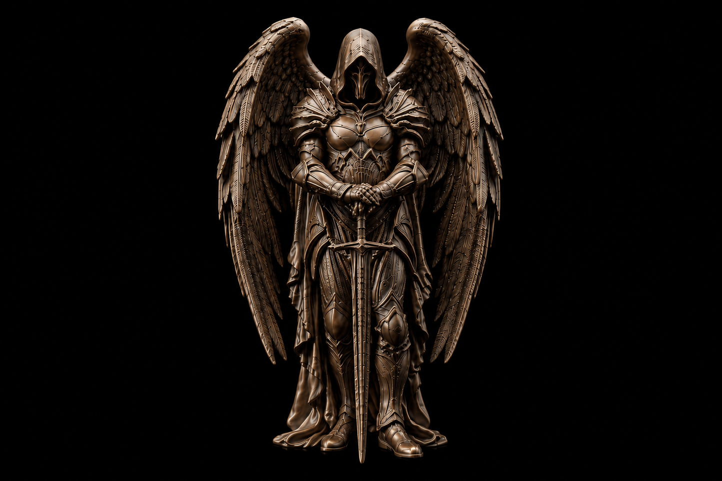 Celestial Warrior Angel Statue