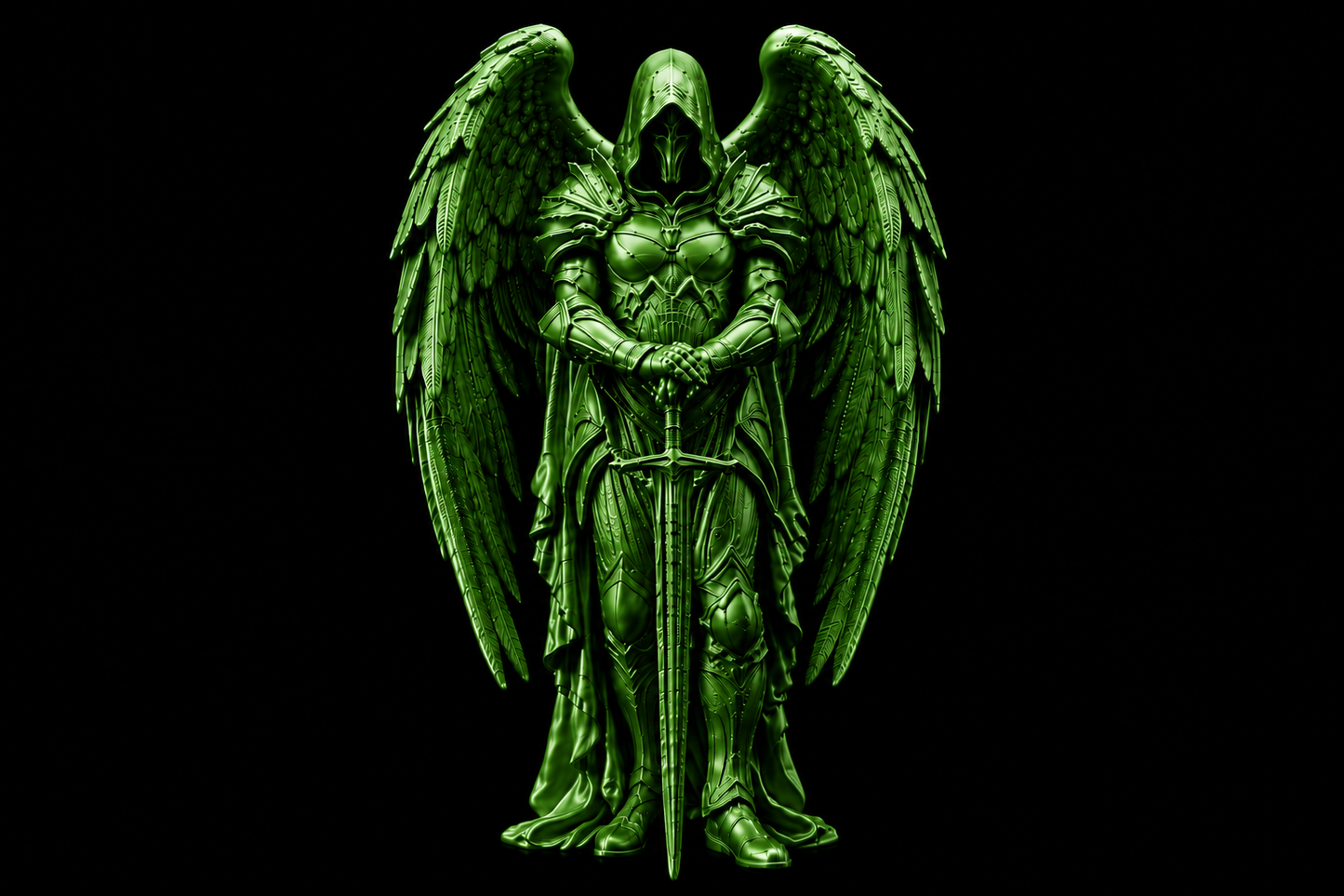 Celestial Warrior Angel Statue