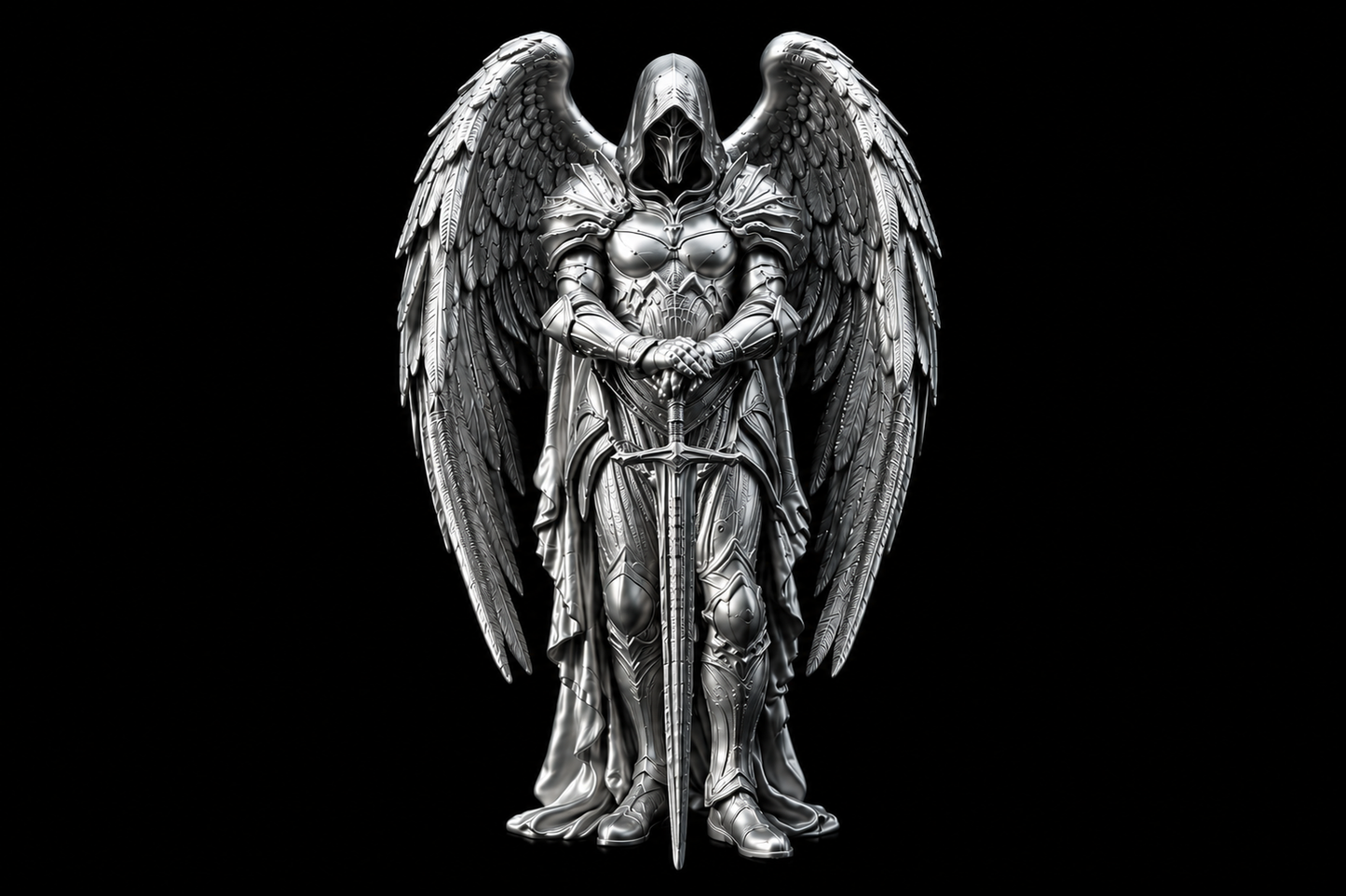 Celestial Warrior Angel Statue