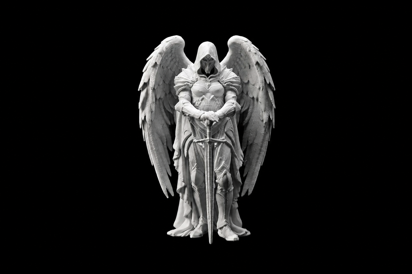 Celestial Warrior Angel Statue