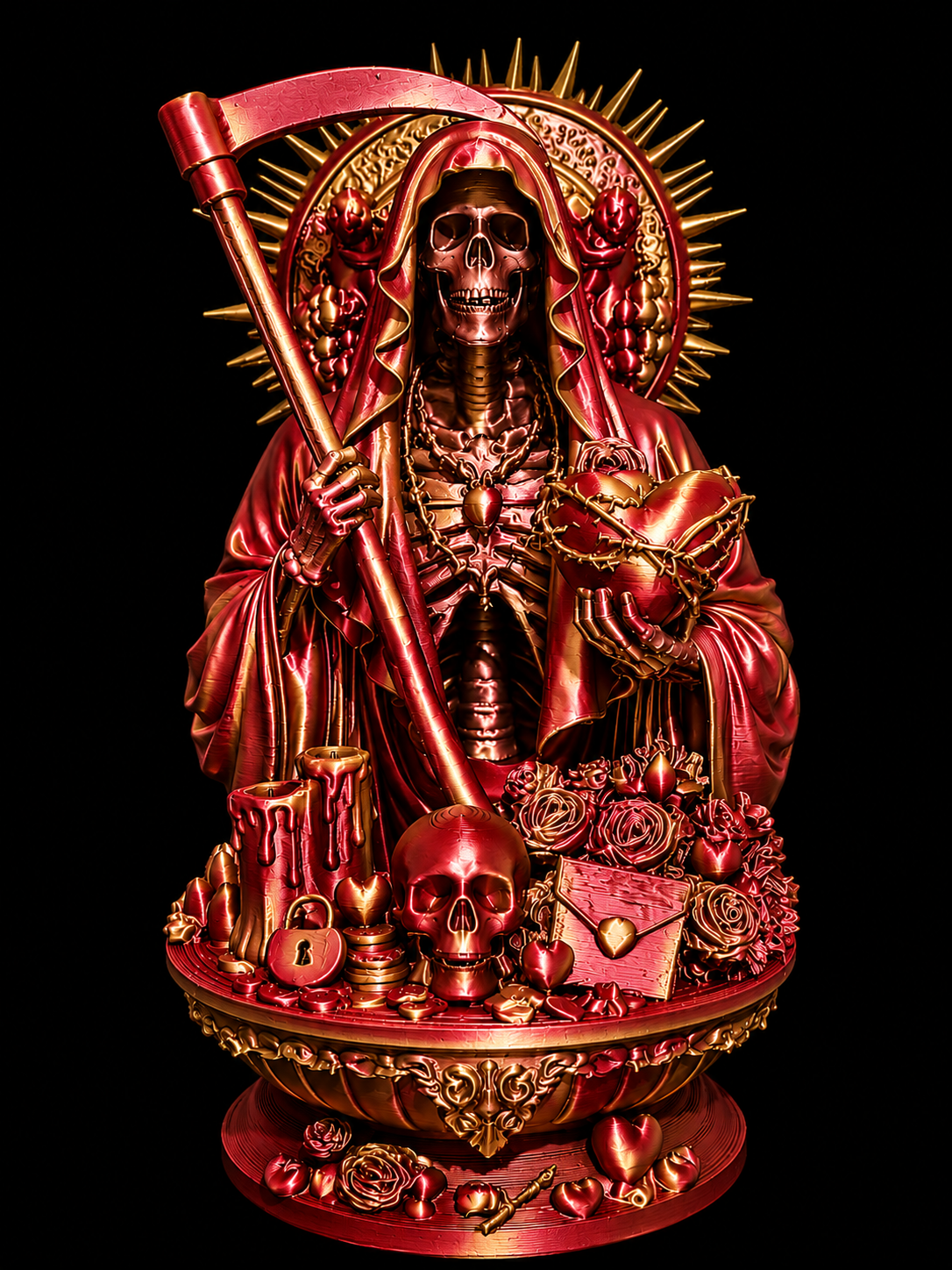 Santa Muerte Love Statue