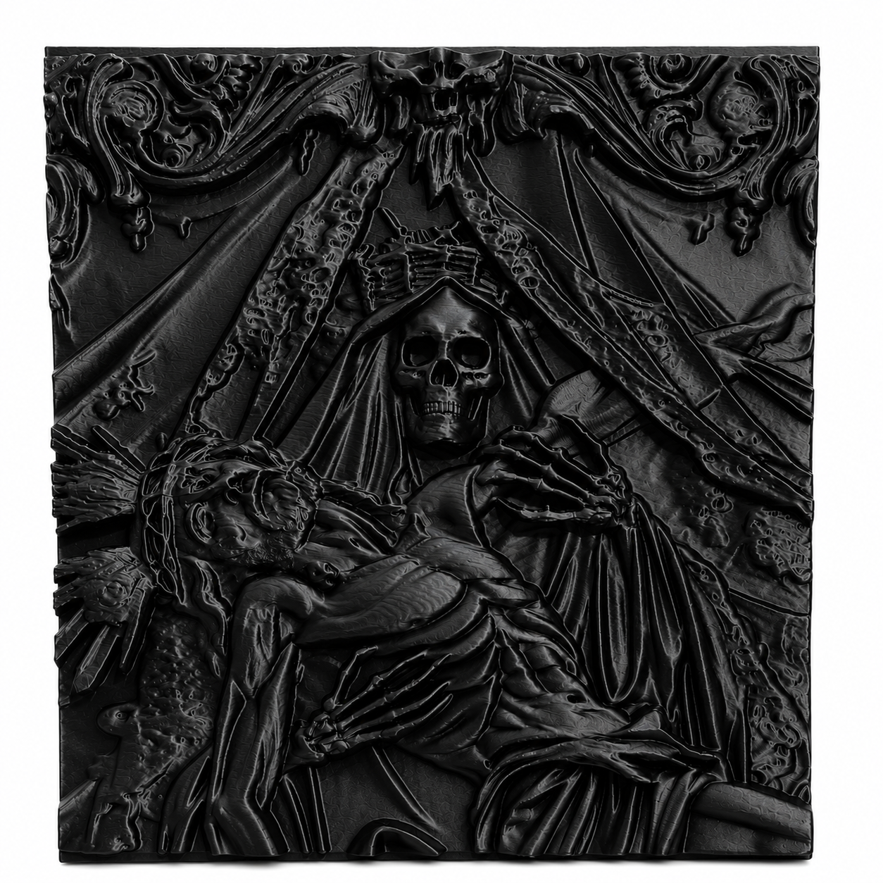 Most Holy Death Relief Frame