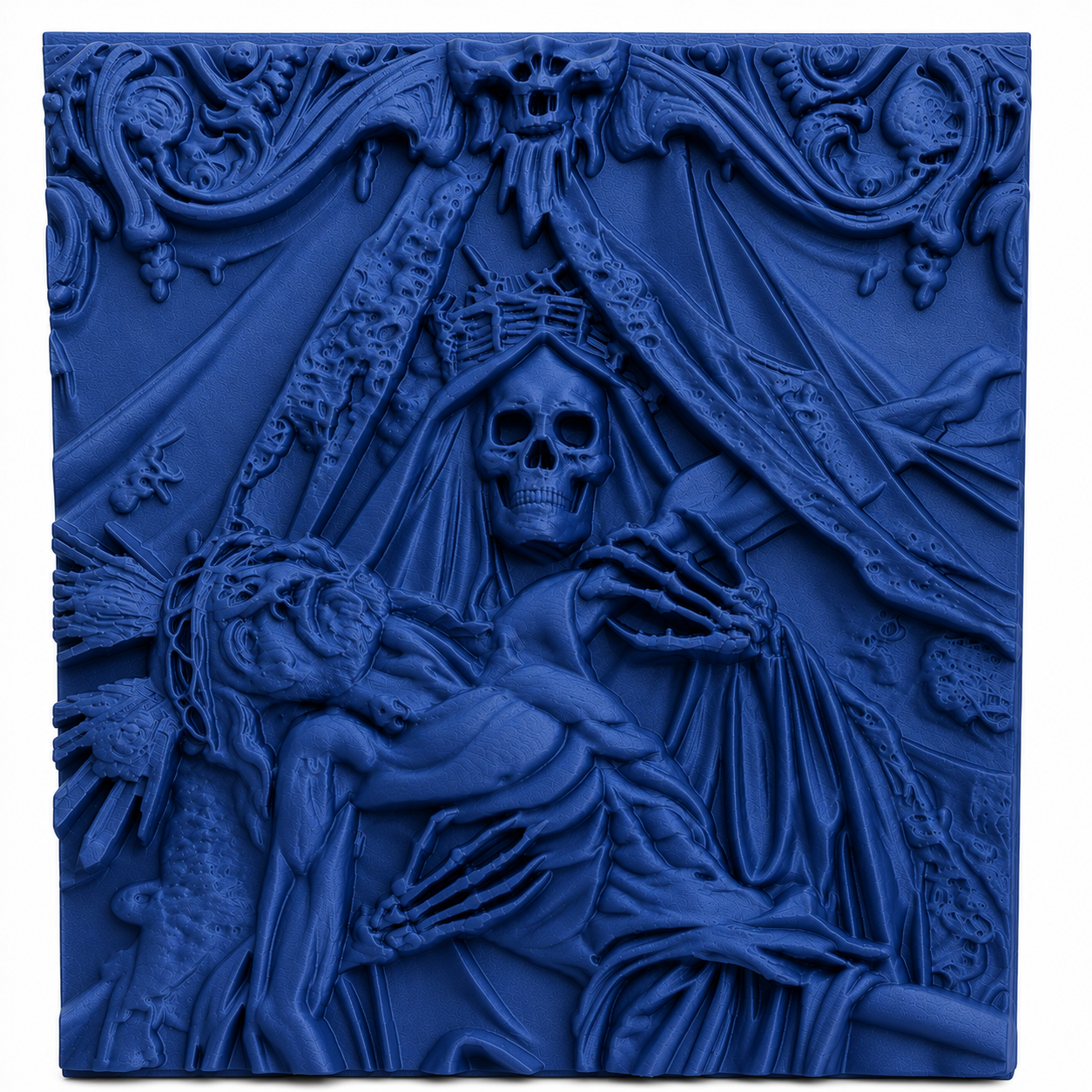 Most Holy Death Relief Frame