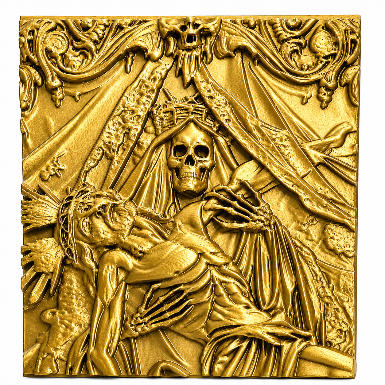Most Holy Death Relief Frame