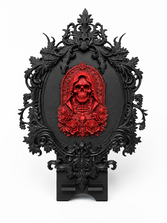 Santa Muerte Shrine Plaque