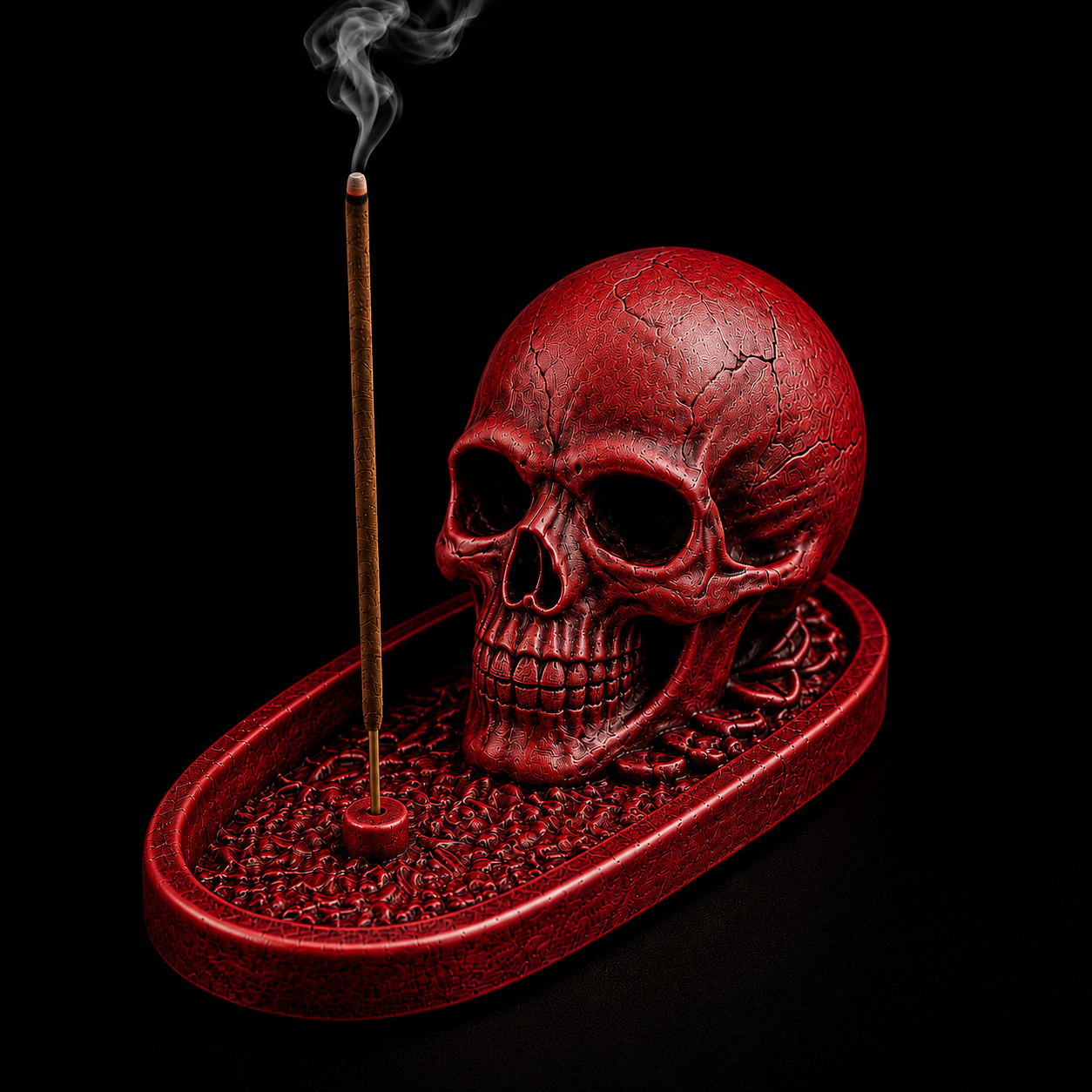 Skull Incense Stick Holder