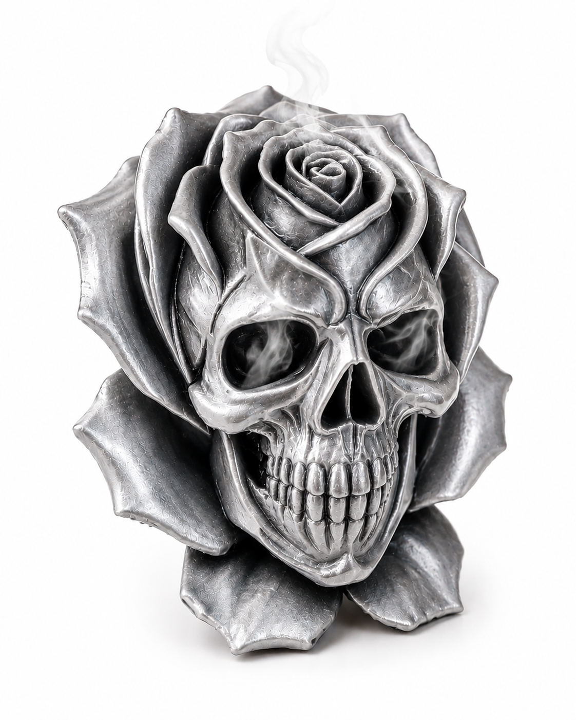 Skull Rose with Steam