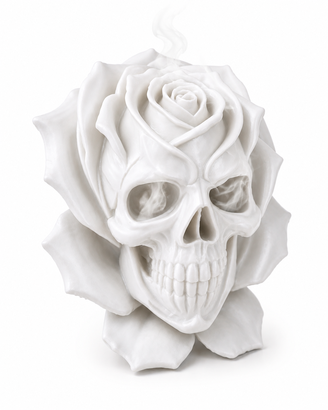 Skull Rose with Steam