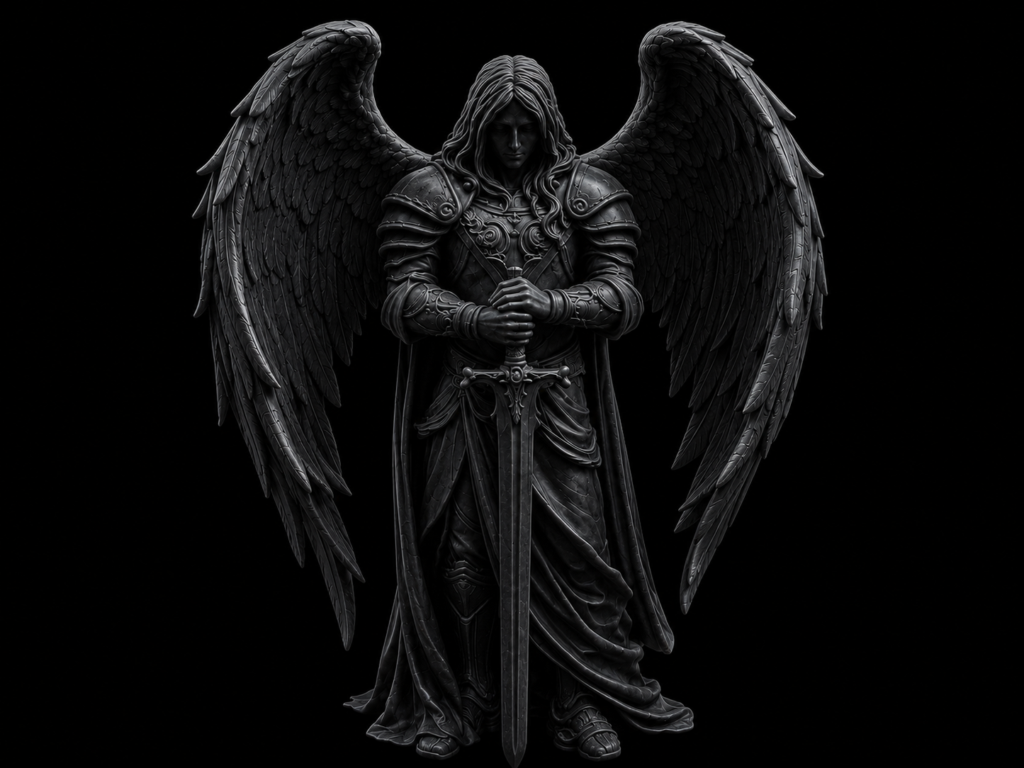 Warrior Angel Statue