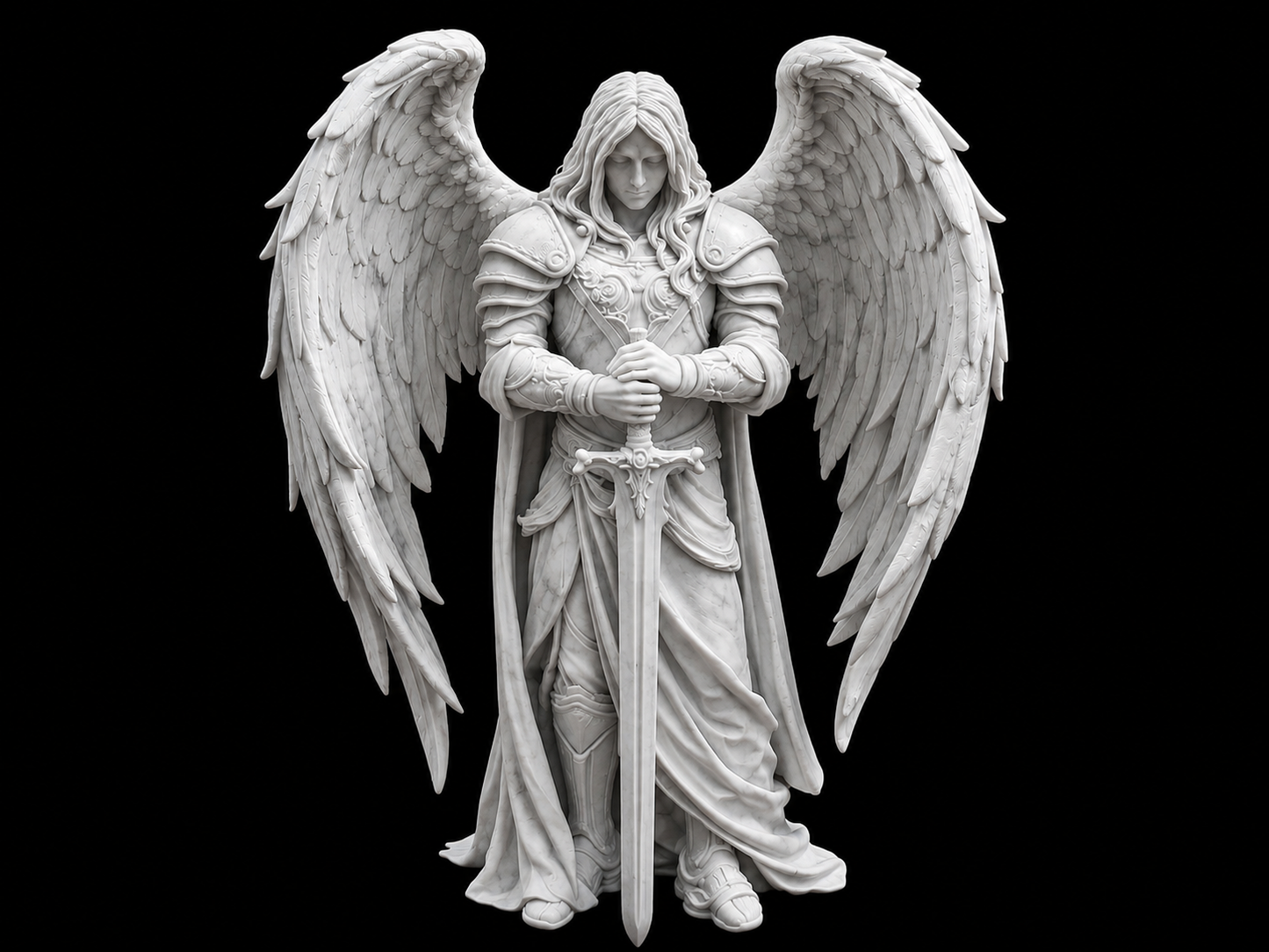Warrior Angel Statue