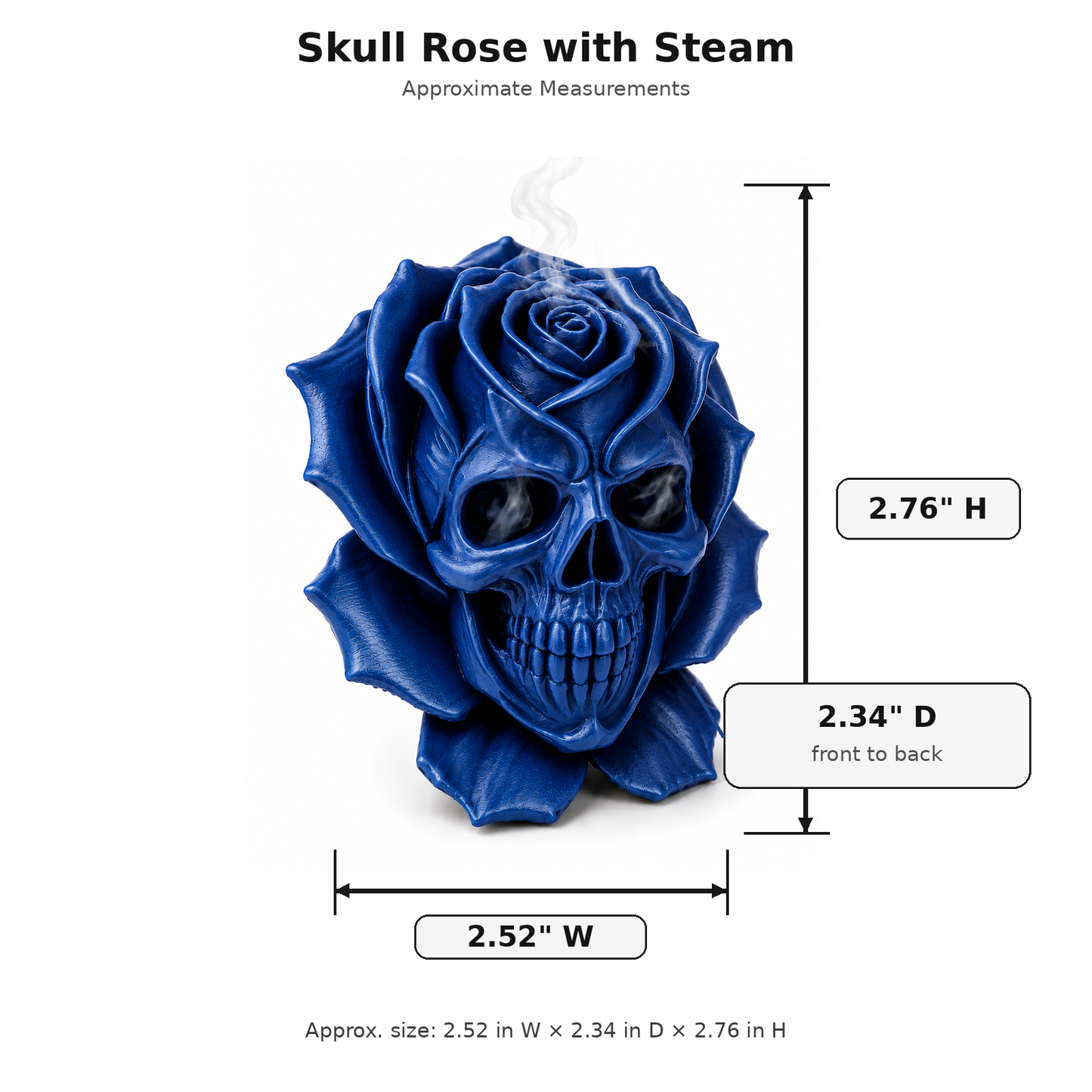 Skull Rose with Steam